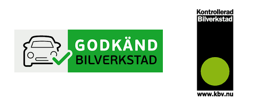 Godkänd verkstad logotyp, KBV.nu logga