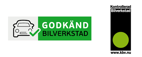 Godkänd verkstad logotyp, KBV.nu logga