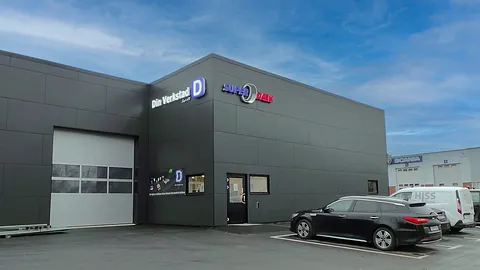 Bilverkstad Lund exteriör